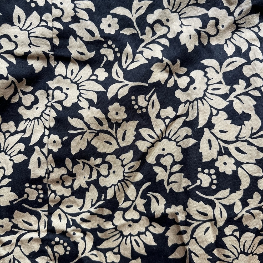 Ann Taylor tan and black 100% cotton sleeveless dress - Picture 9 of 9